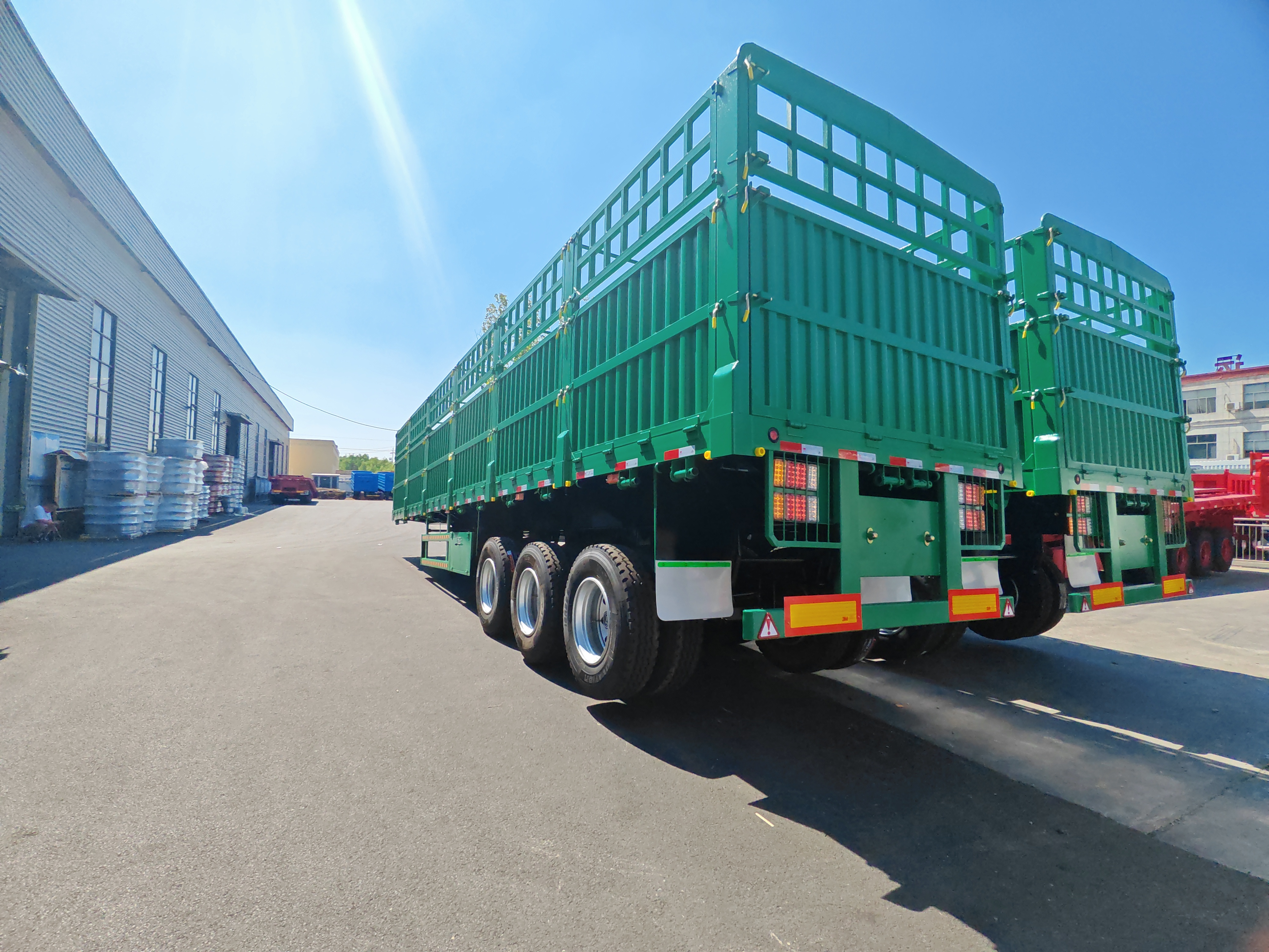 high quality fence semi trailer