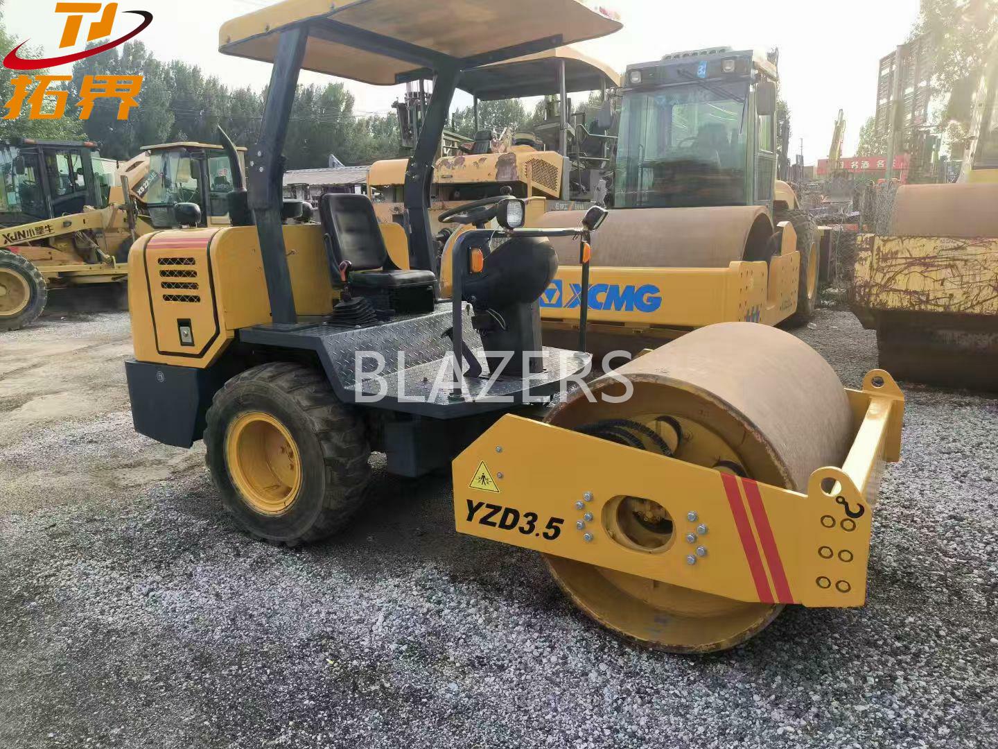 Low-Hour 3.5 tons road roller