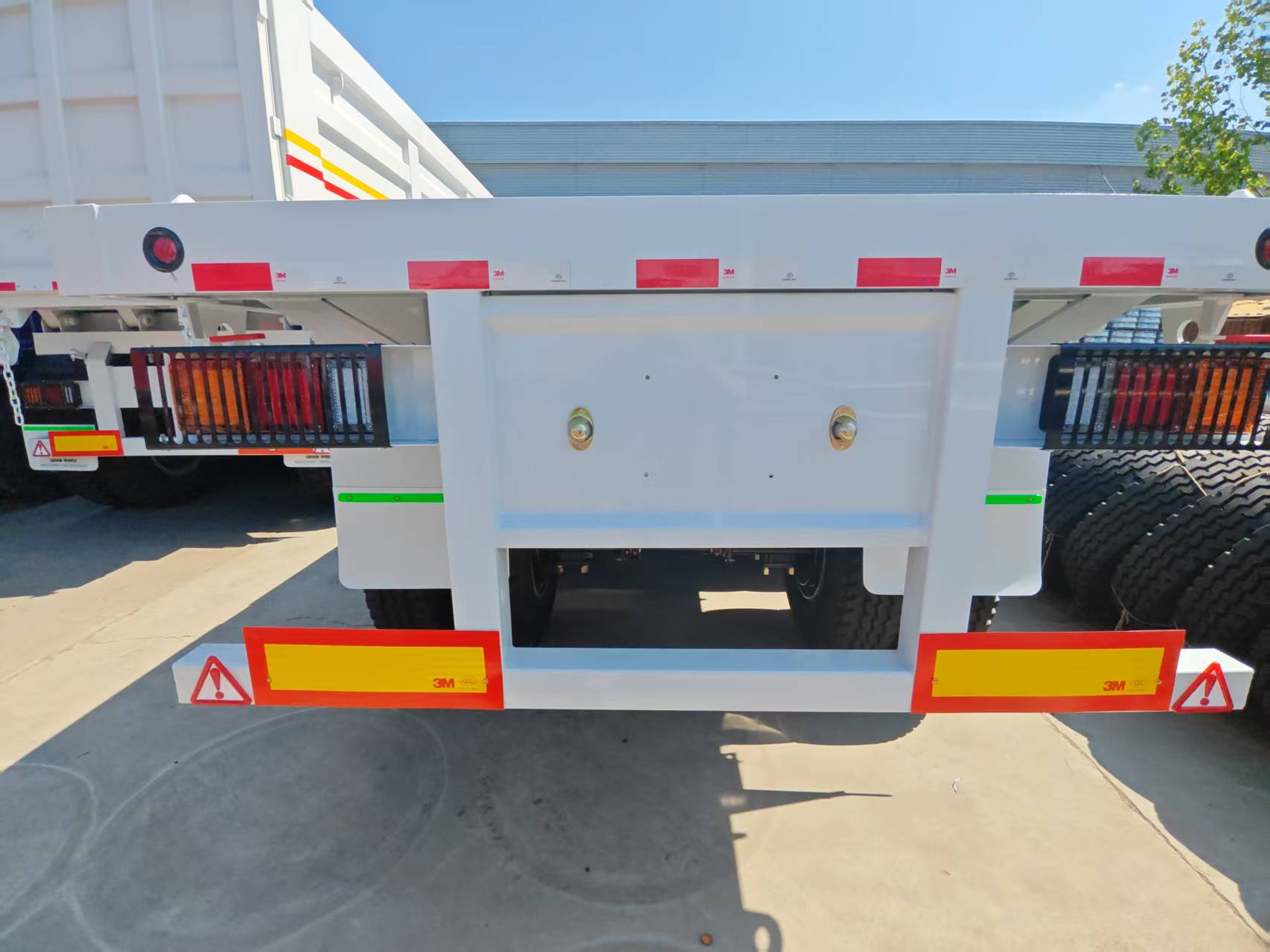 flatbed semi trailer bumper desigh