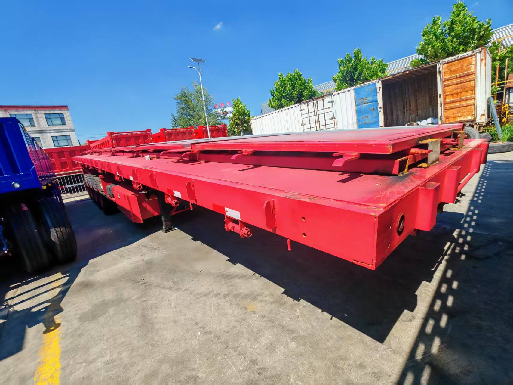 flatbed semi trailer