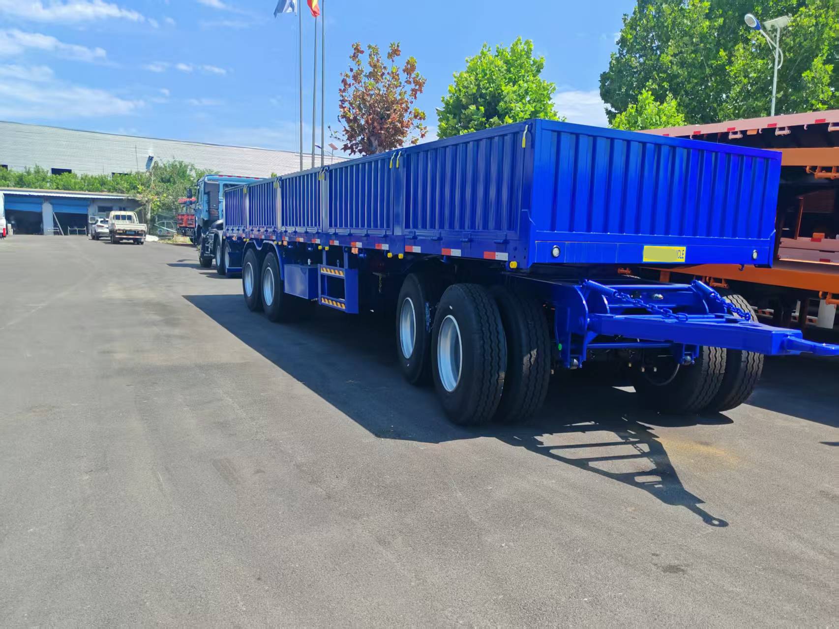 drawbar fence cargo trailer