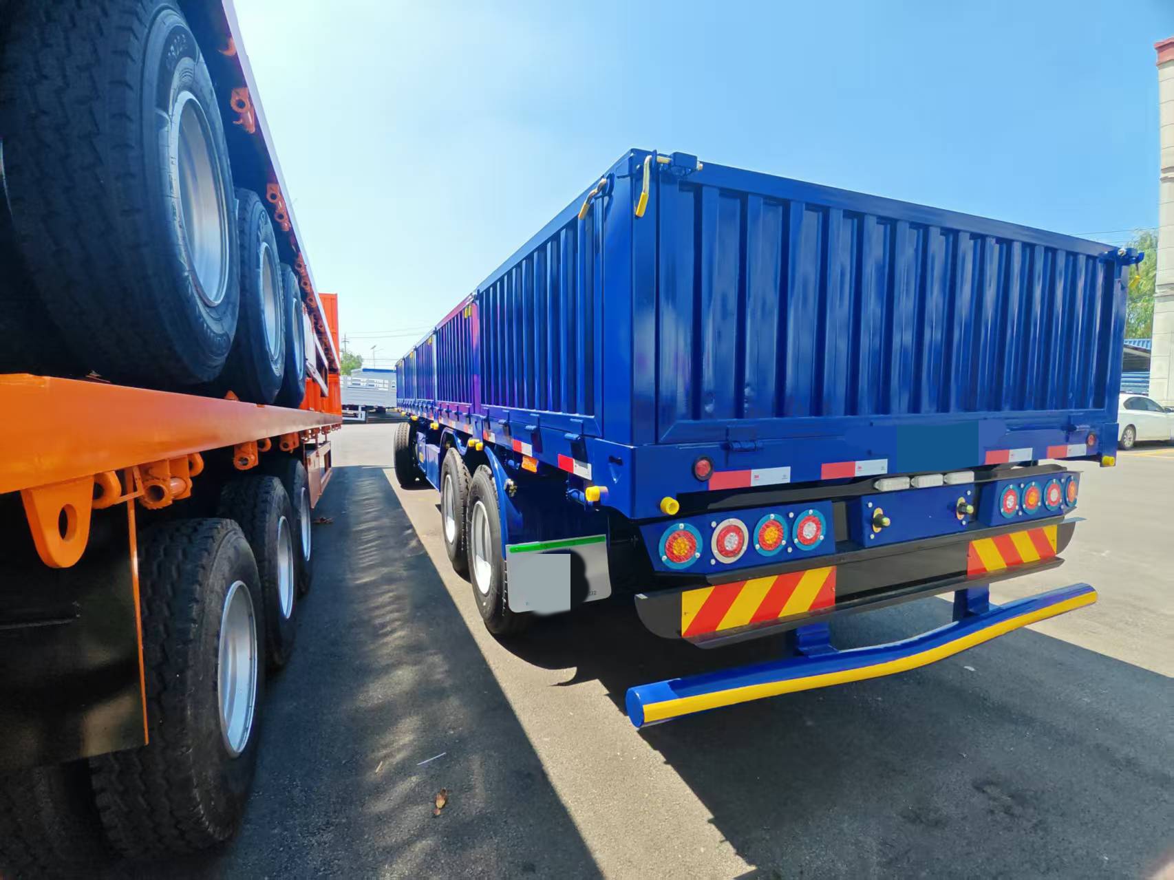 4 axles cargo trailer 