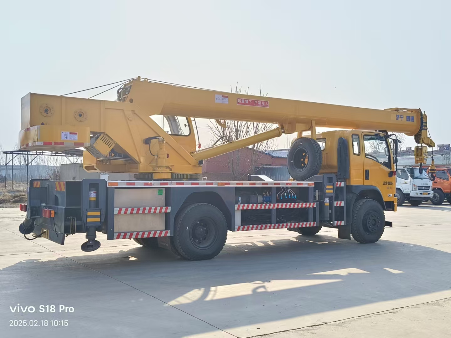 secondhand truck mount crane