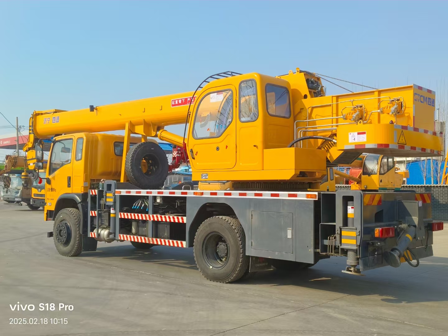 16 ton truck crane