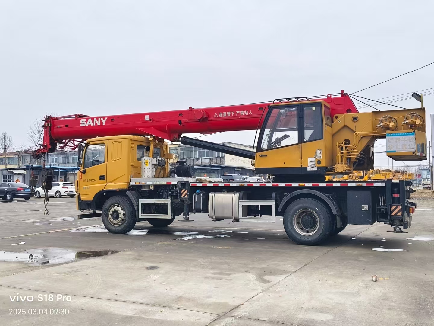 secondhand truck crane