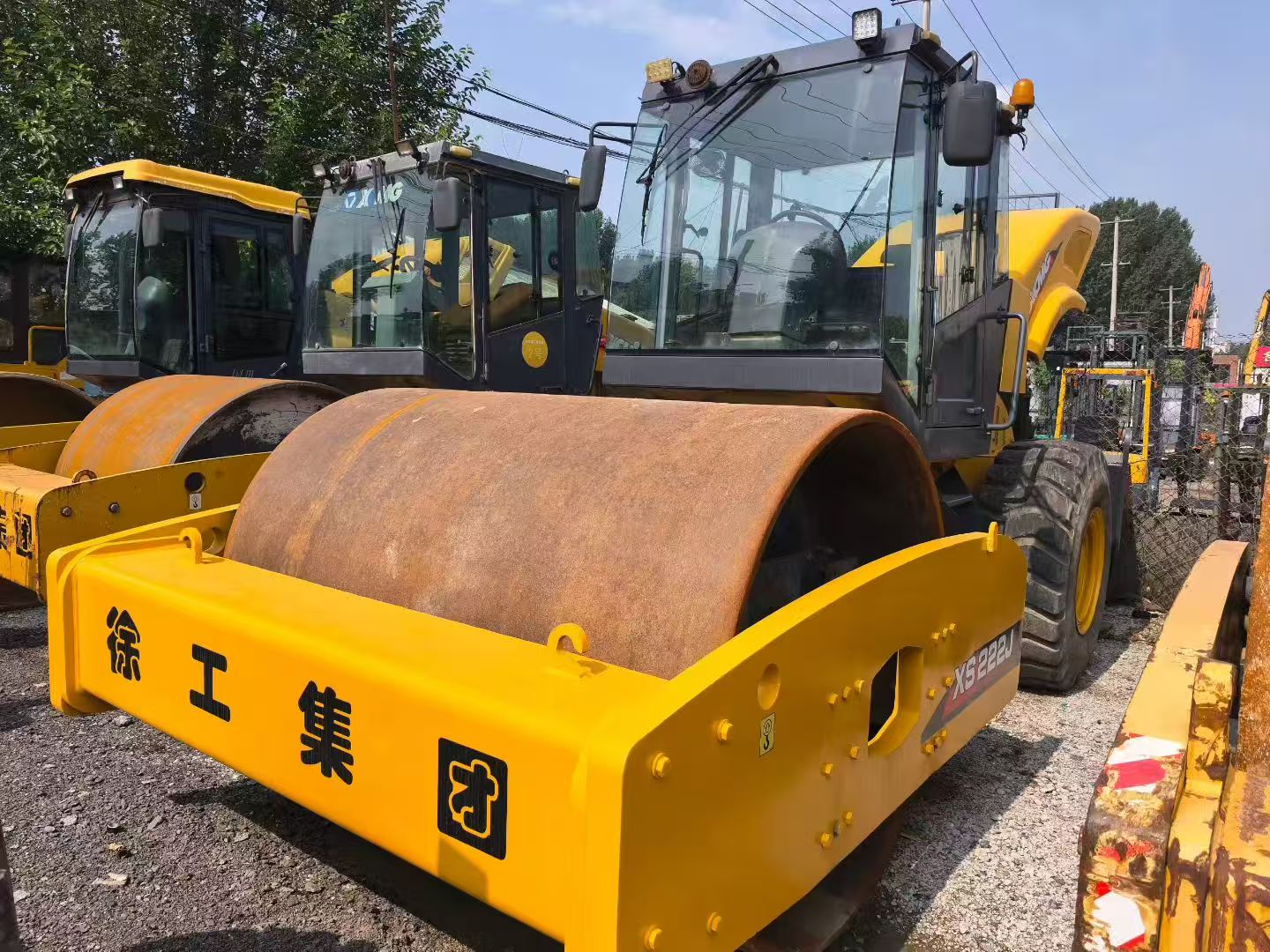 used road roller