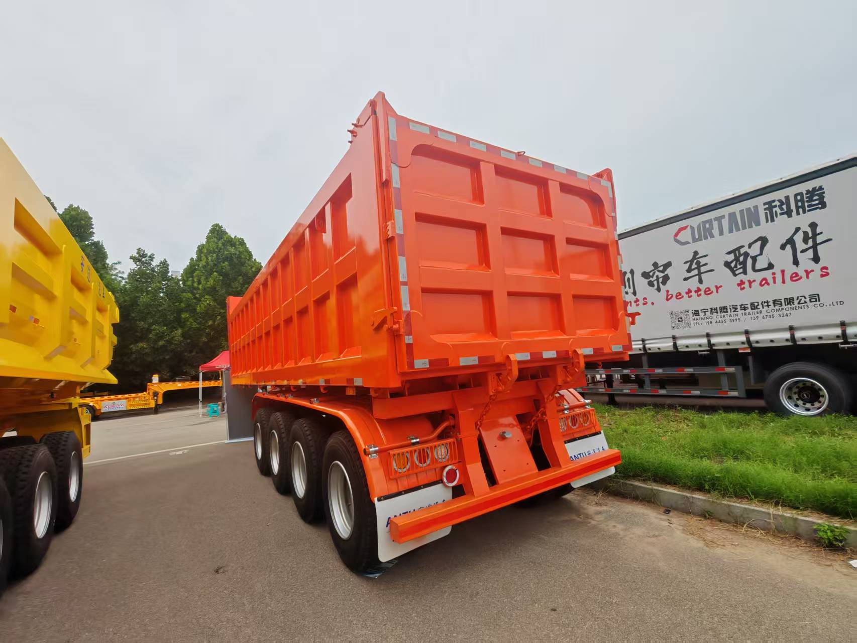 dump semi trailer