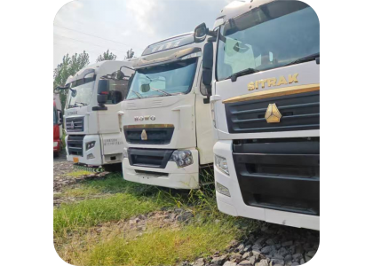 4 Units HOWO 6*4 Used Tractor Trucks Exported to Ghana