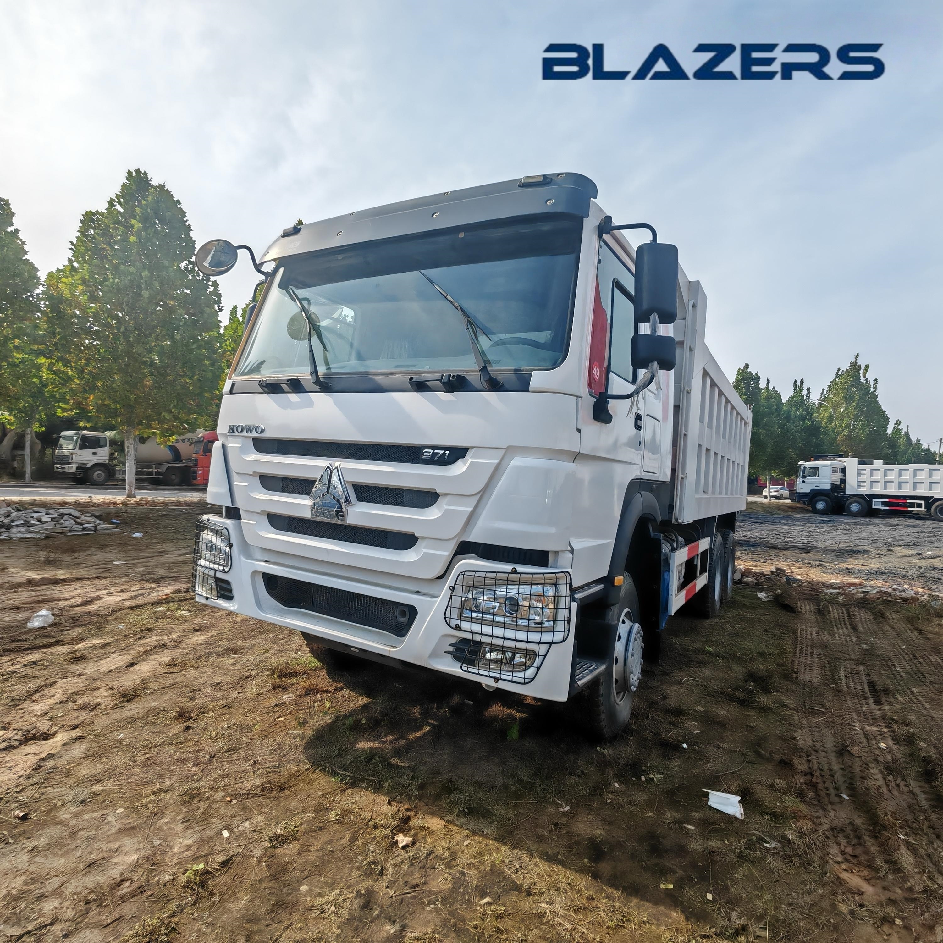 Used Chinese Truck HOWO 371 6x4 10-Wheel Type Left-Hand Drive Used In Construction Sites In Nigeria
