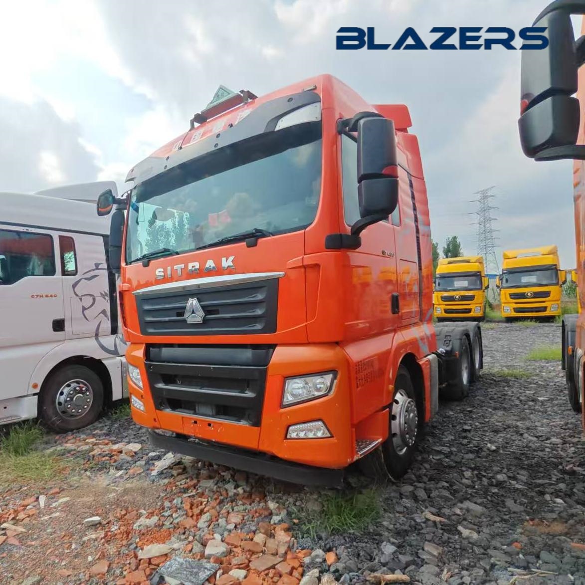 Durable Used SINOTRUK SITRAK G7 6x4 460HP Tractor For Engineering Transportation