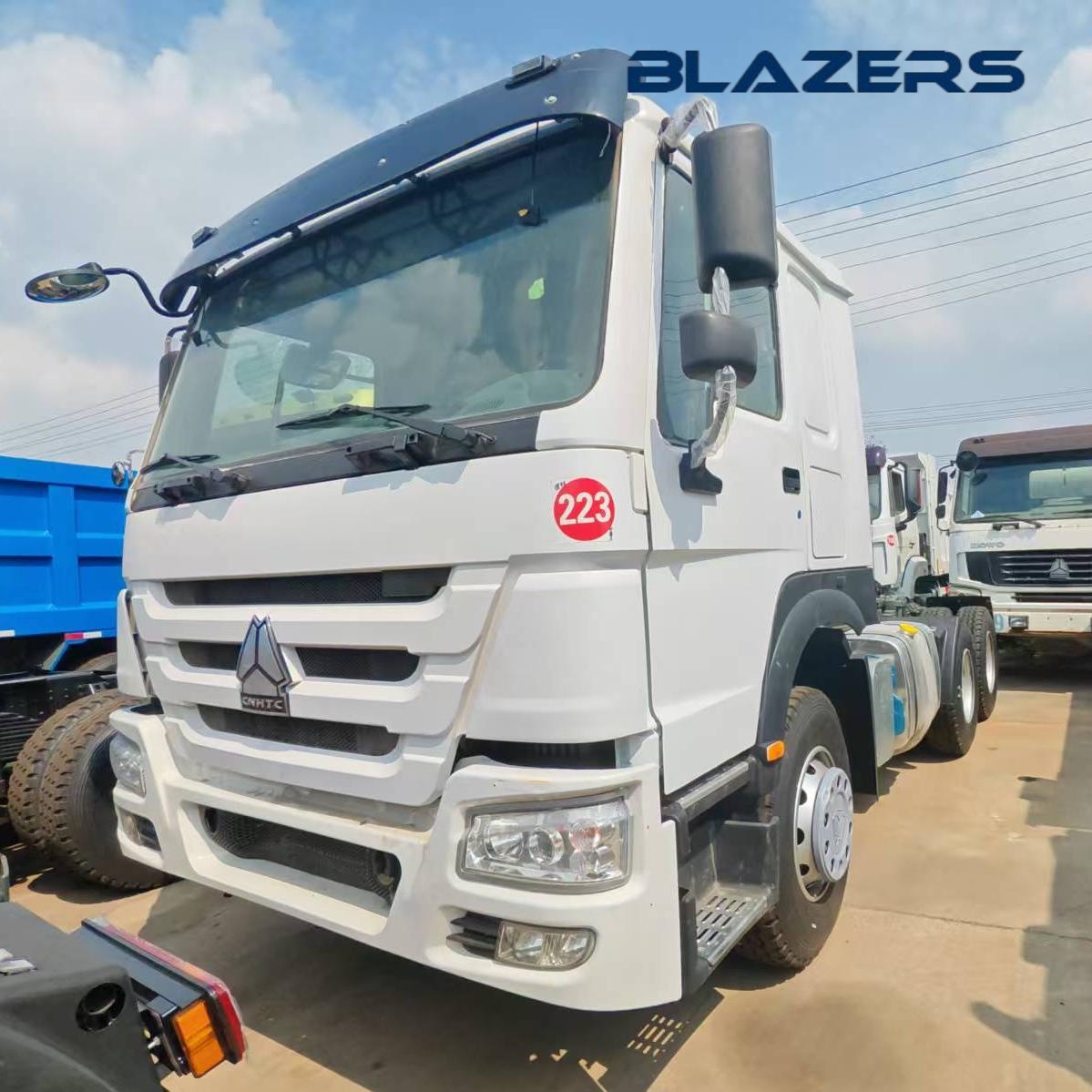 Secondhand 371HP SINOTRUK HOWO 6×4 10 Wheels Tractor Truck Suitable for  Ghana