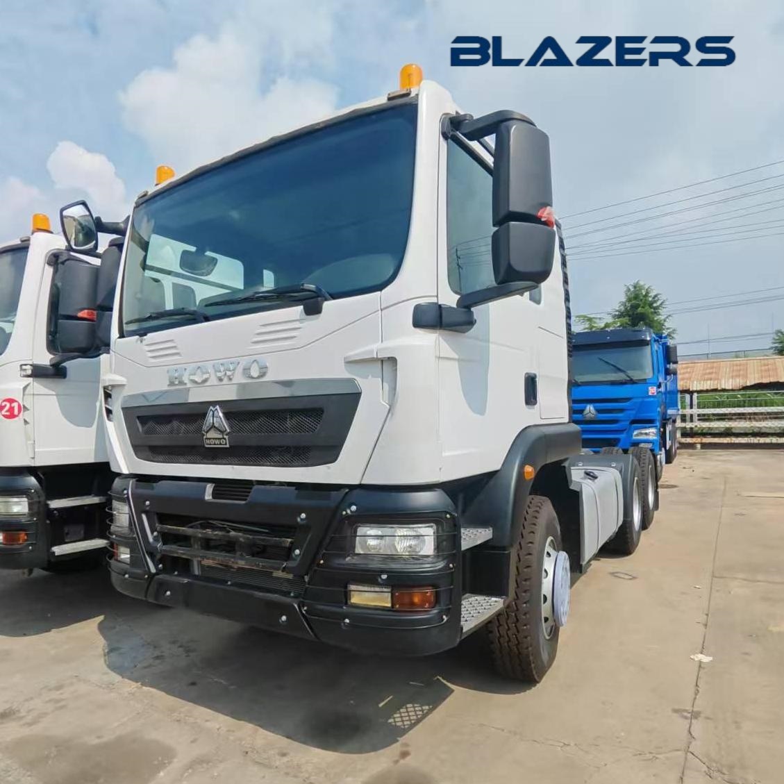 Used 6x4 Tractor Truck Howo Engineering Transportation For Zambia