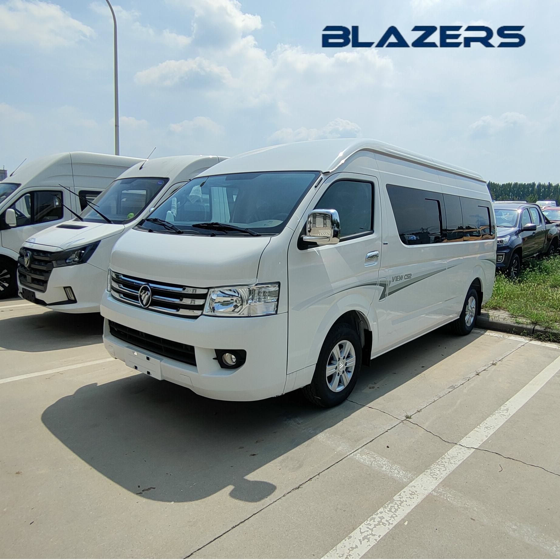 Comfortable FOTON Fengjing G9 4x2 Van Small Bus for Employee Shuttle in Ghana