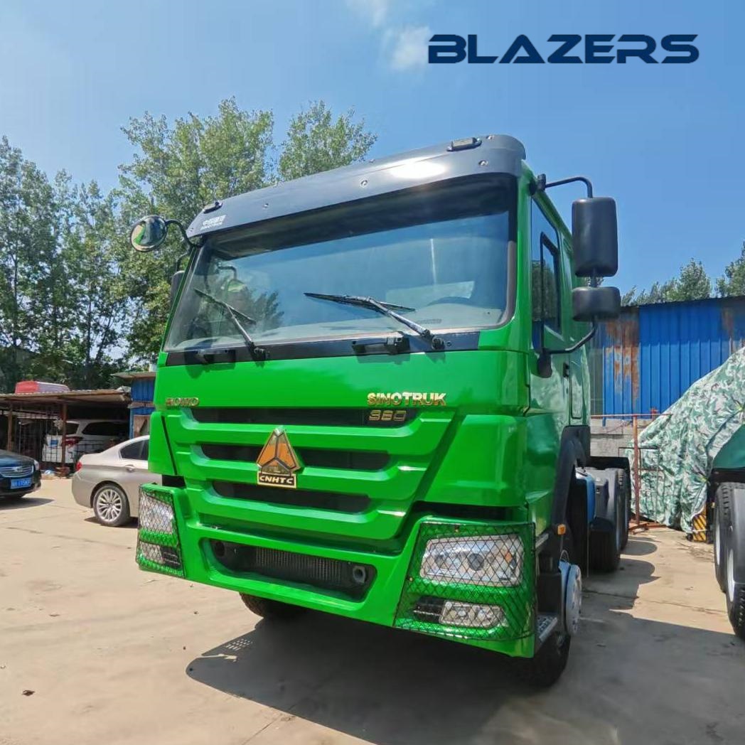 Second Hand Sinotruck HOWO 380HP Tractor Truck  Long-Distance Transport For Nigeria