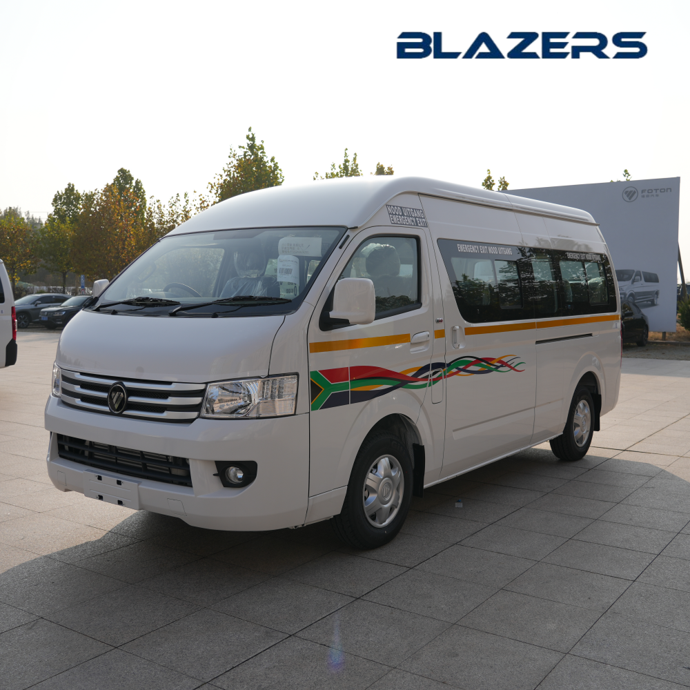 Commercially-operable 19-seat FOTON right-hand drive minibuses are currently in stock.  