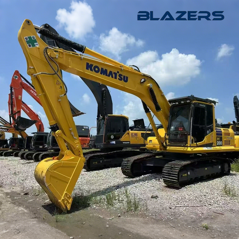 High Quality Secondhand 20-Ton PC200 Komatsu Crawler Excavator for Mining Projects