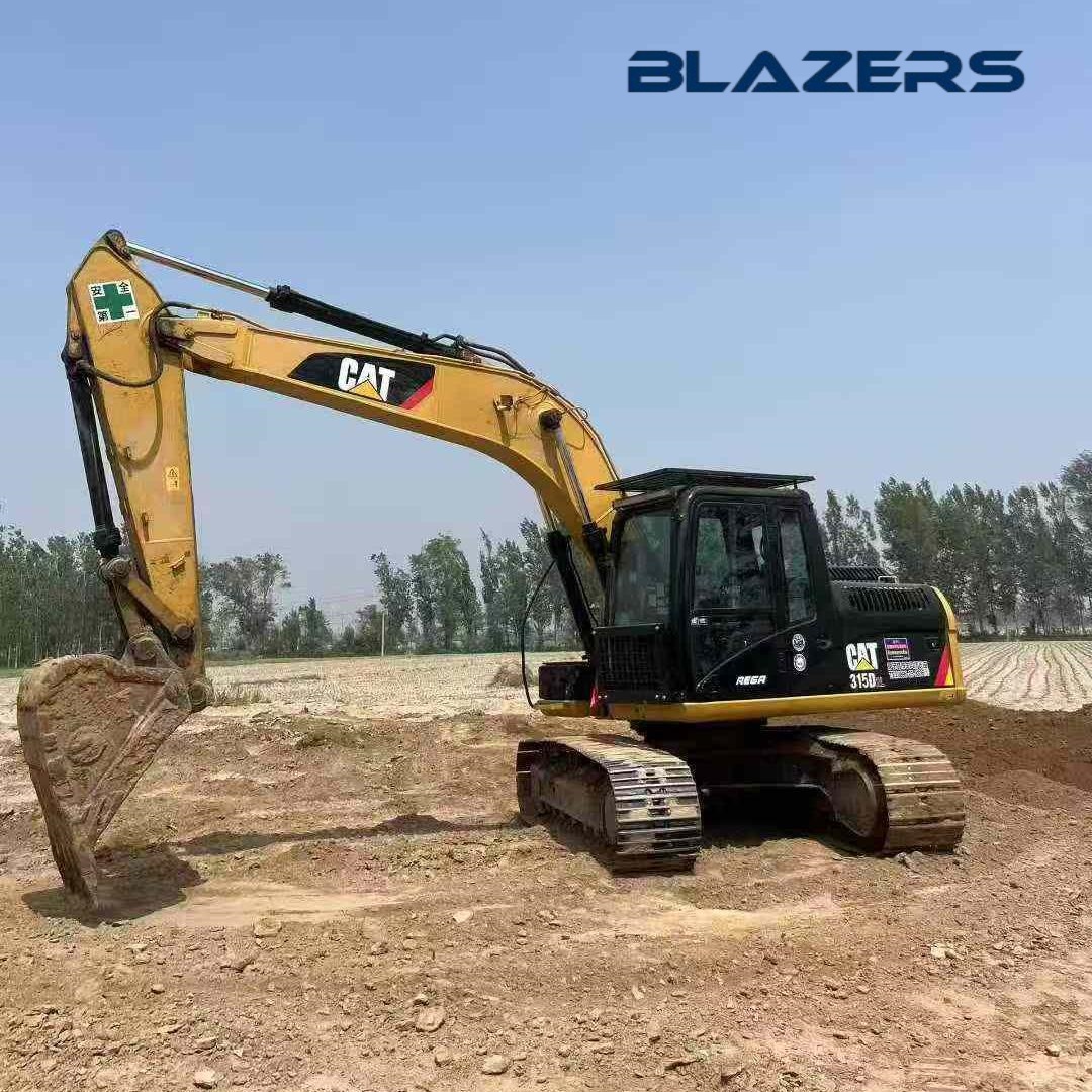 Good Quality Second Hand 1m³ CAT Crawler Excavator for Construction Work