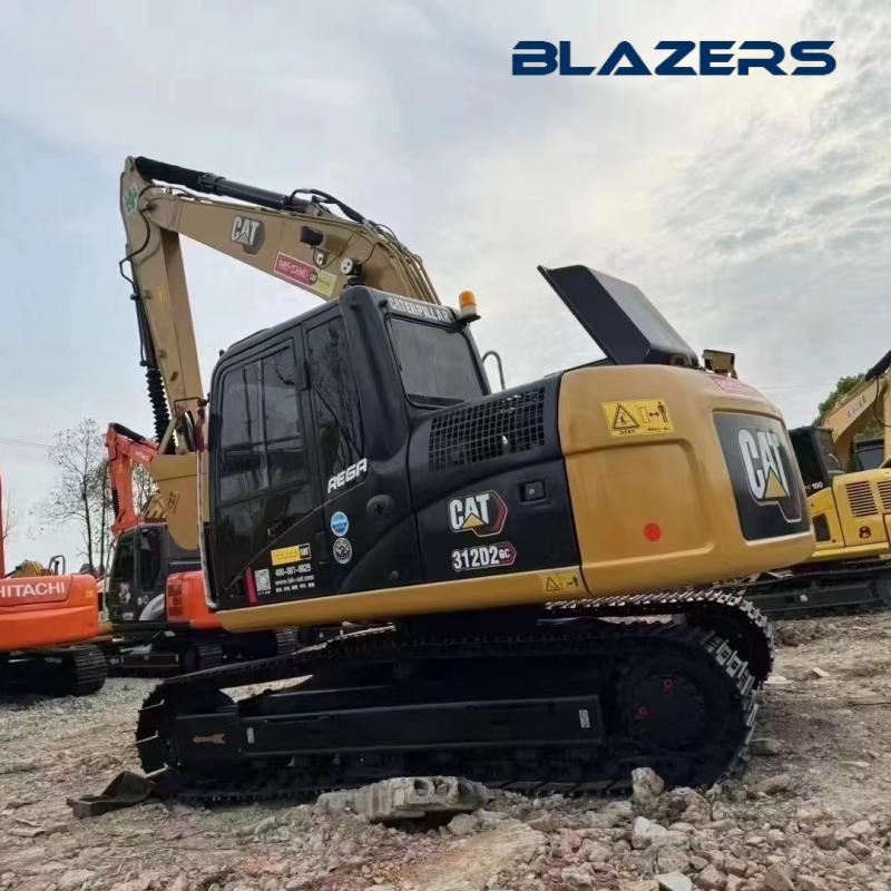 2019 Low-hour used CAT312D2GC excavator  is suitable for earthwork excavation  in Ghana .