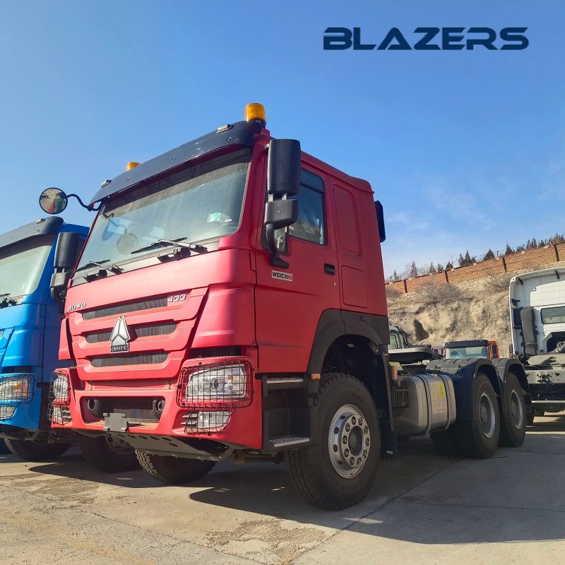 In Stock 6x4 SINOTRUK HOWO  400HP Trailer Truck For Benin