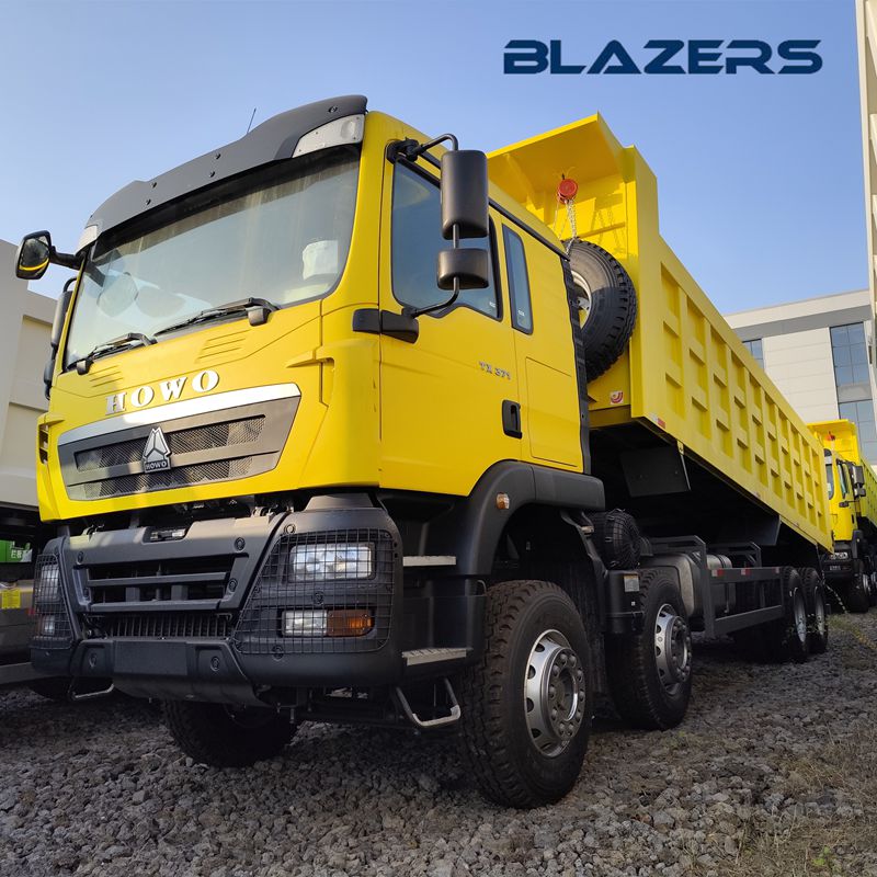 Durable HOWO TX 8x4 Tipping Truck With 371HP Engine For Senegal
