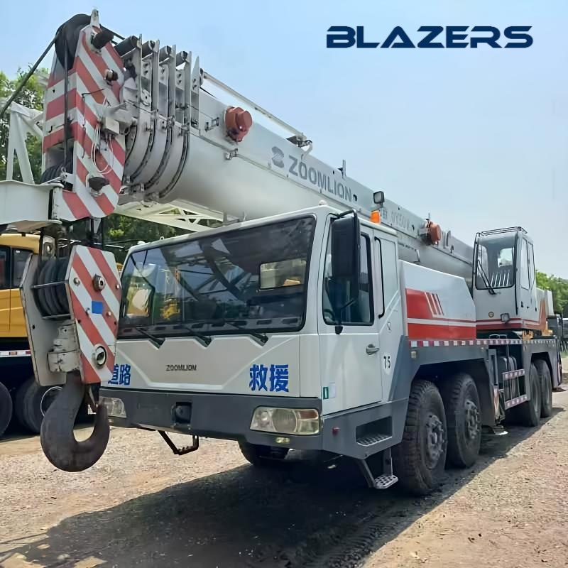 Good Quality Used 50 Ton ZOOMLION QY50V Truck Crane for Engineering Construction
