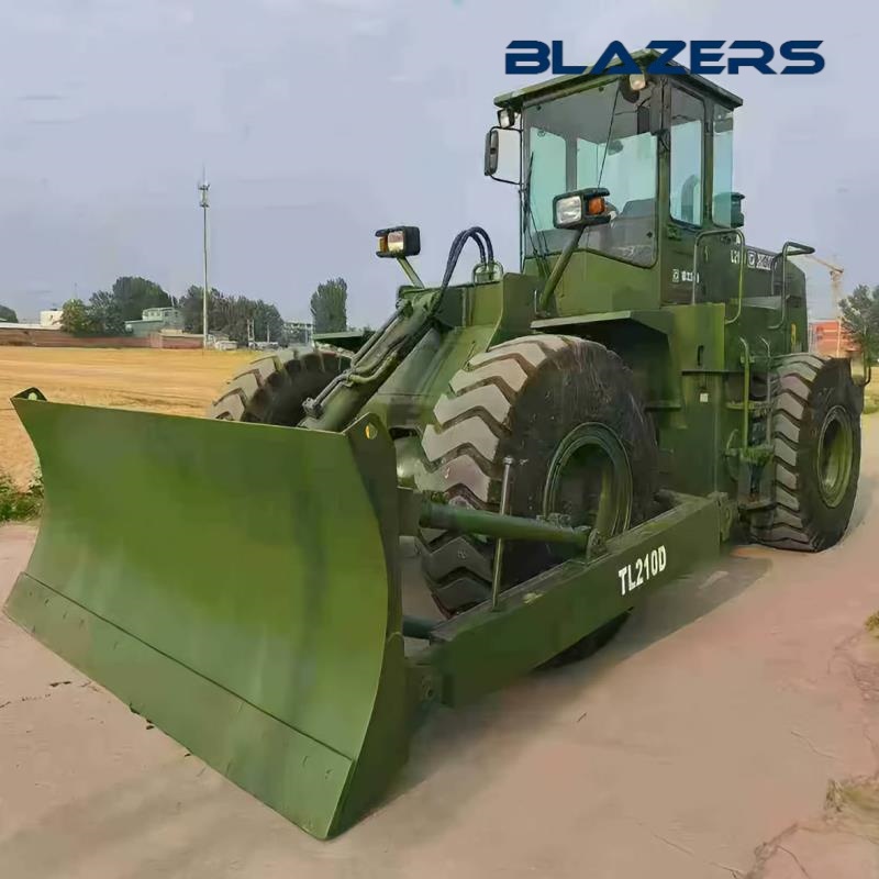 Affordable 18-ton XCMG 210D wheeled bulldozer for road construction