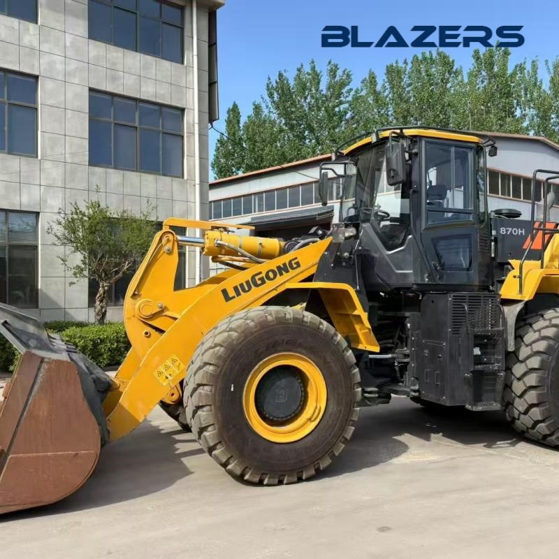 High Quality 2021 Used Wheel Loader Liugong 870H Shovel Loading For Ghana