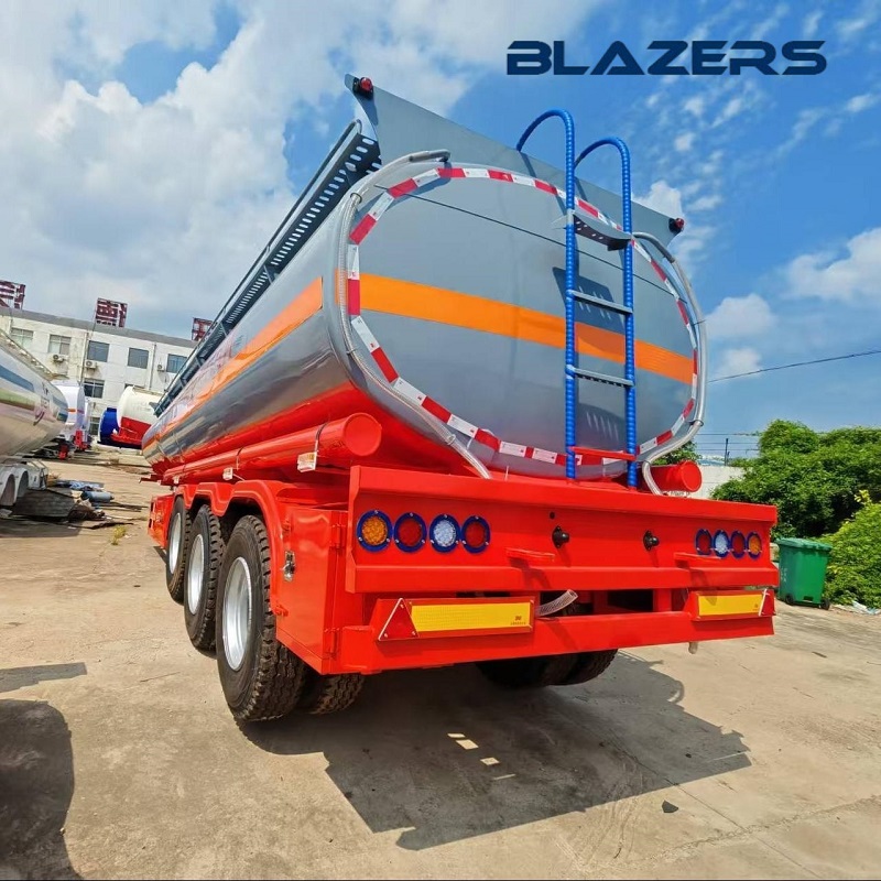 Durable 3 Axles 40000 Liters Oil Tank Trailer Suitable for Philippines