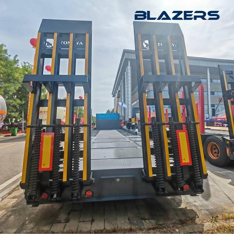 Cheaper Price 50 Tons Flatbed Semi Trailer Used For Timber Transportation In Philippines