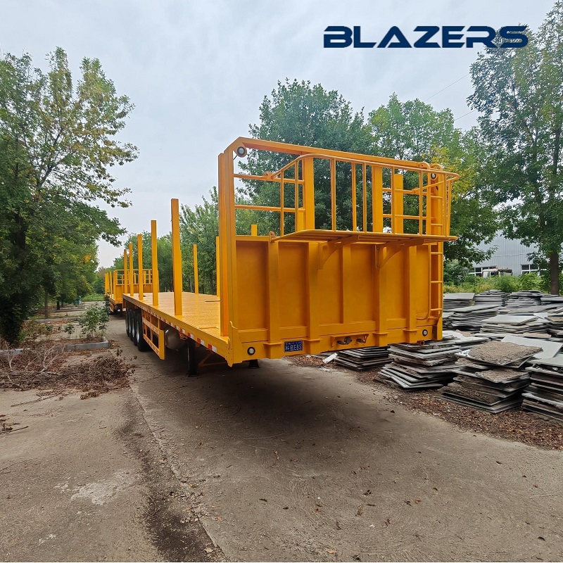 In Stock SINOTRUK 4 Axles 70 Tons Trailer For Industrial Equipment Transportation