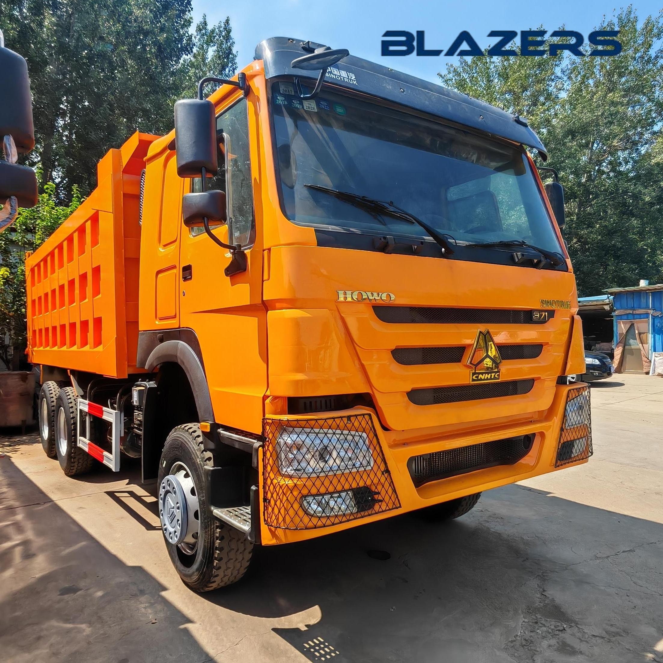 High Quality Second Hand HOWO 6x4 10 Wheeler Tipper Dump Truck for South Africa