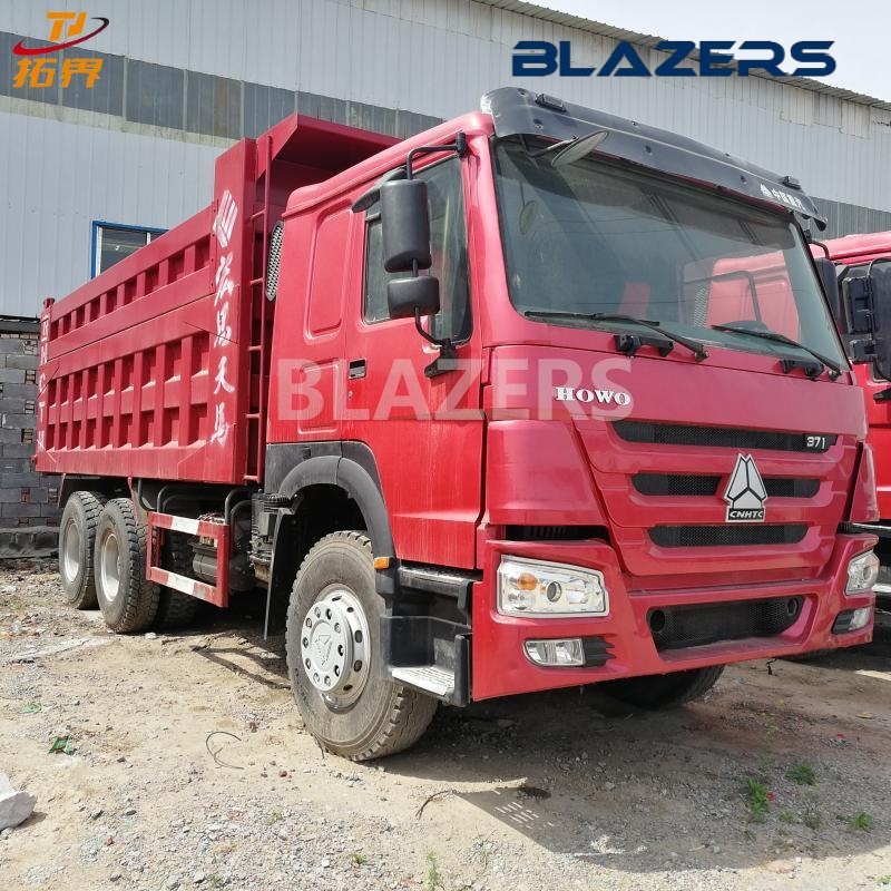 Second Hand HOWO 6X4 Dumper Truck For Sand Gravel Aggregate Haulage