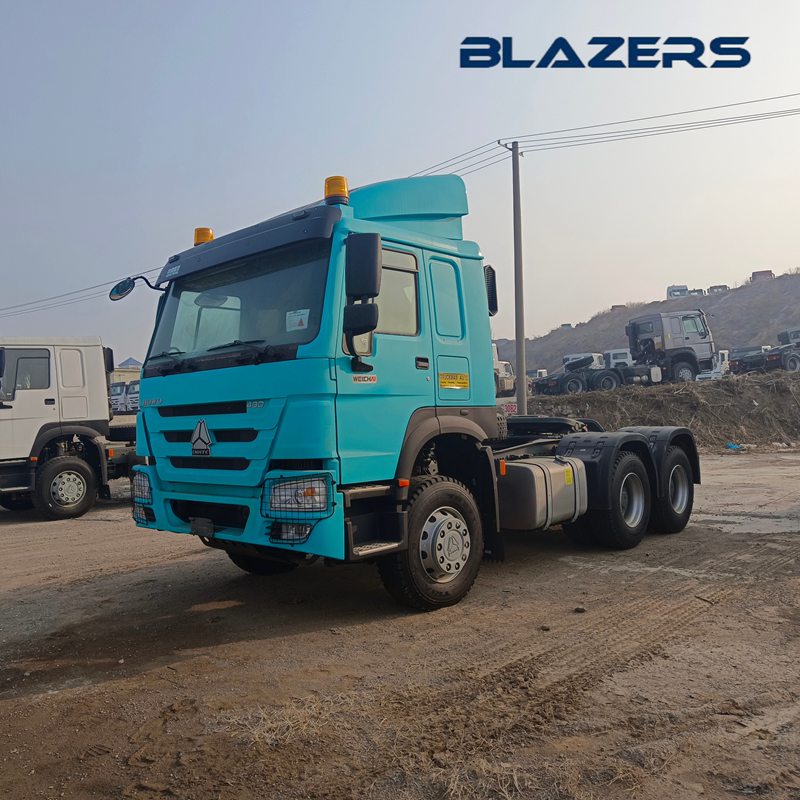 HOWO 6X4 430HP SINOTRUK Trailer Truck For Equipment Transportation