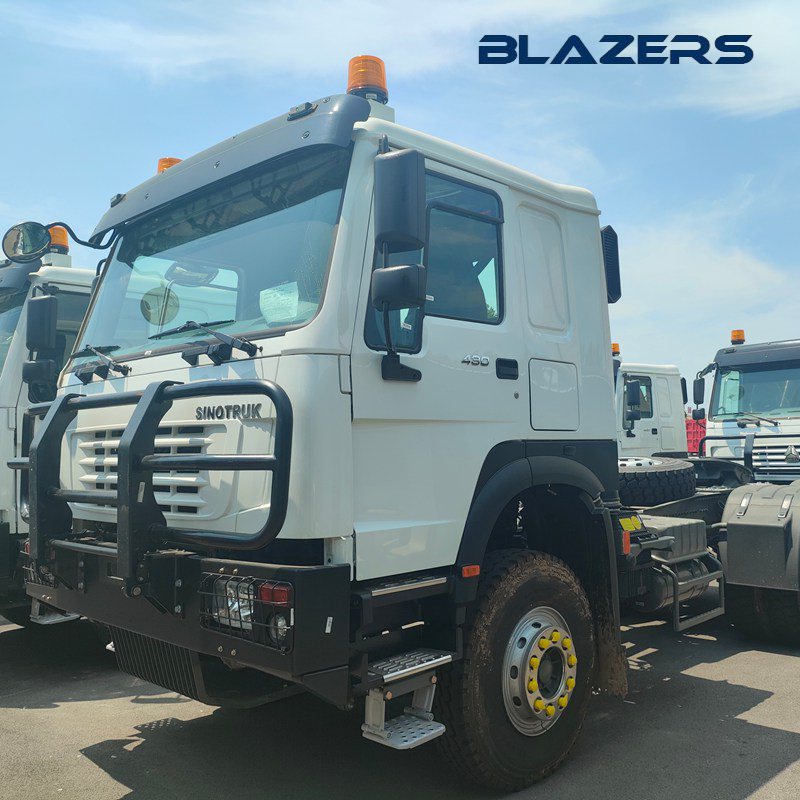 Cheaper Price 430HP  HOWO  6X4 Tractor Ghostface Truck For Sierra Leone