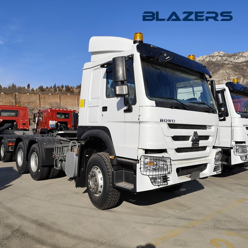 Used Howo 6X4 400HP Trailer Truck For Cross Border Transport