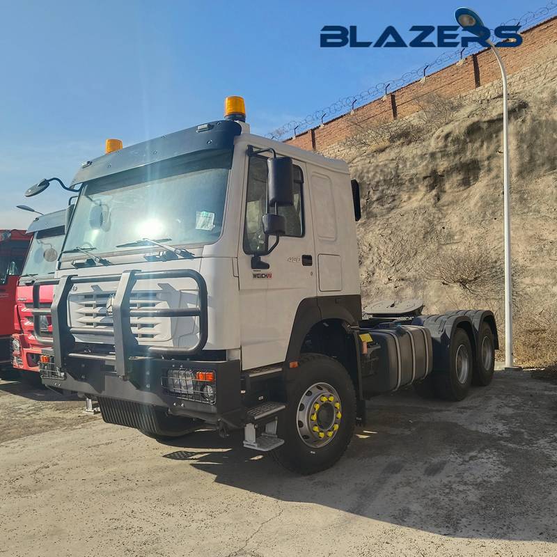 Used 10 Wheels SINOTRUCK HOWO 430HP Prime Mover Truck For Congo