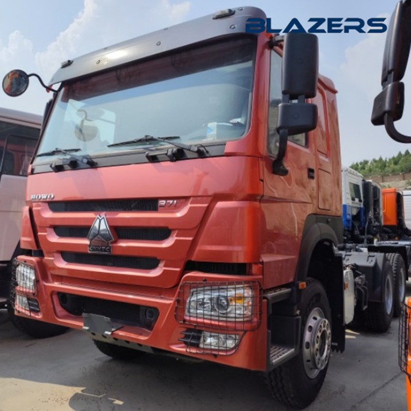 Hot Sale 371HP HOWO 6X4 10Wheels Trailer Truck For Ethiopia