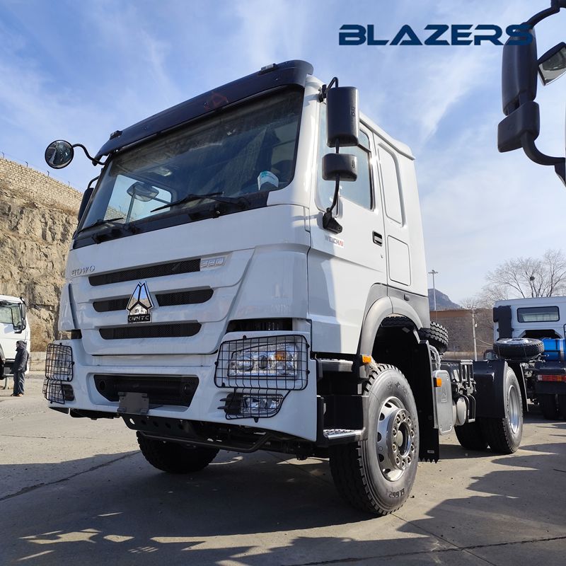 Good Quality 380HP HOWO 4X2 Tractor Truck For Angola