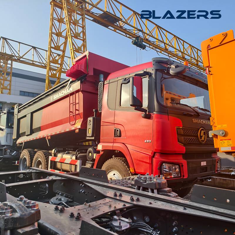 In Stock 420HP SHACMAN X3000 Tip Trailer For  Libya