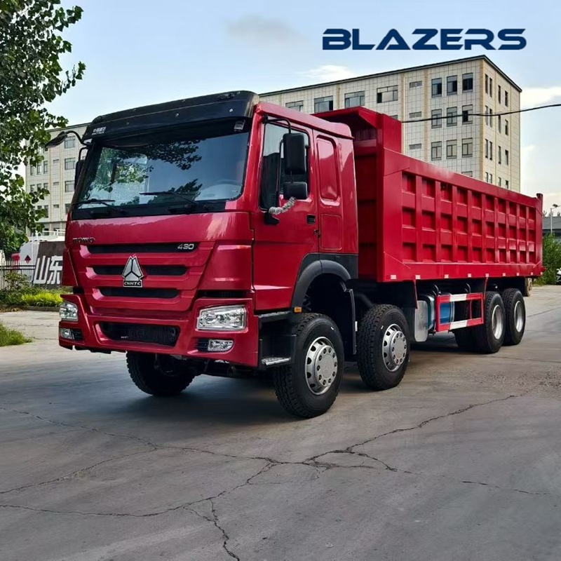 Low Price SINOTRUK HOWO 430HP 8x4 Tippng Truck For Transportation Of Sand And Gravel