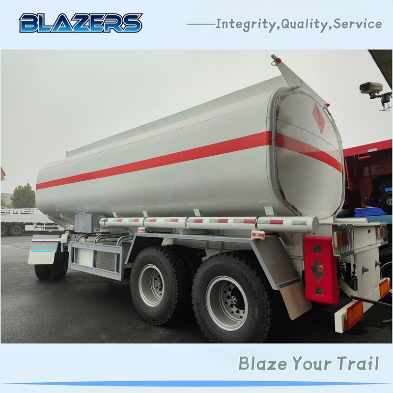 Hot Sale 30CBM BLAZERS Fuel Tanker Semi Trailer For  Nigeria