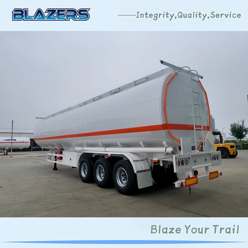 New Price 60CBM BLAZERS 3Axles Oil Tanker Trailer For Negeria
