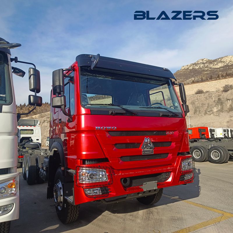 SINOTRUCK HOWO 6X4 340HP Cargo Truck Chassis For Transportion