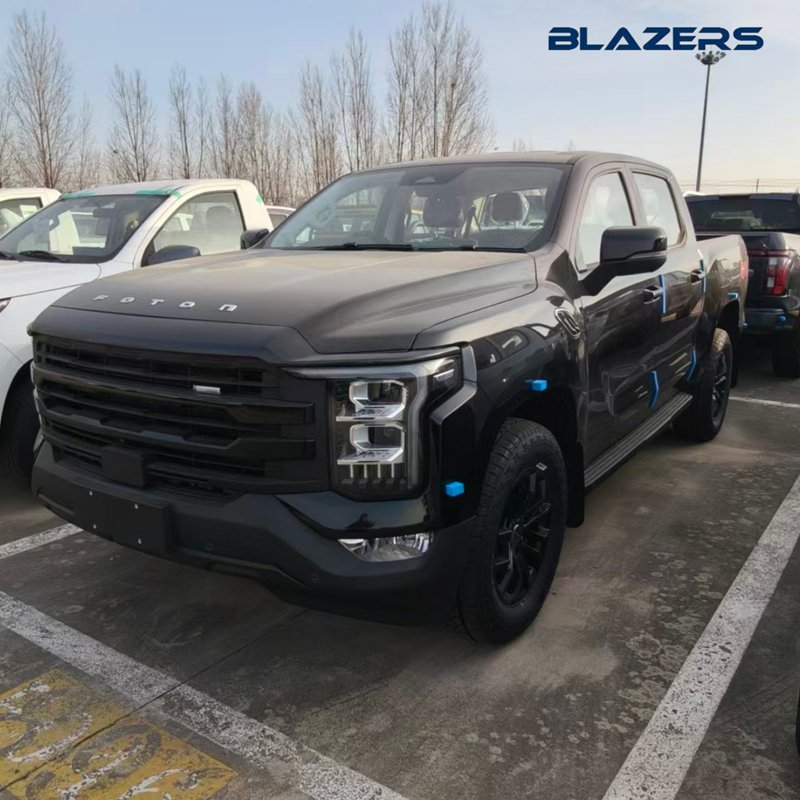 New Price 4x4 Foton Tunland V7 Pickup Black For Ghana