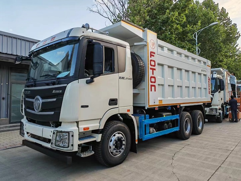 Solid 25Tons FOTON AUMAN GTL 6x4 Mining Dumper Truck For Tanzania