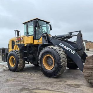 2019 Second Hand Shantui Front Loader L58K-B5 Site Leveling For Zambia