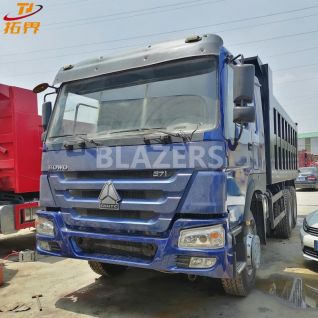 10 Tires 6x4 SINOTRUK HOWO 371HP 30 Tons Tipper Truck For Algeria