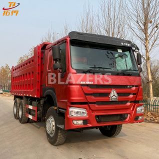 371HP SINOTRUK HOWO 10 Tire Dump Truck For Guyana