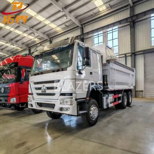 Low Fuel Consumption 2018 SINOTRUK HOWO  Dump Truck Urban Construction Waste Transportation Work For Morocco