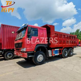 Second-Hand SINOTRUK HOWO 371 Horsepower Dump Truck For Mine Material Transportation